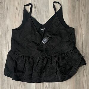 Express Elegant Black Camisole